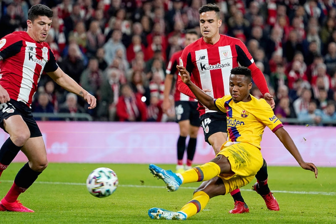  Barcelona dumped out of Cup by last-gasp Athletic strike