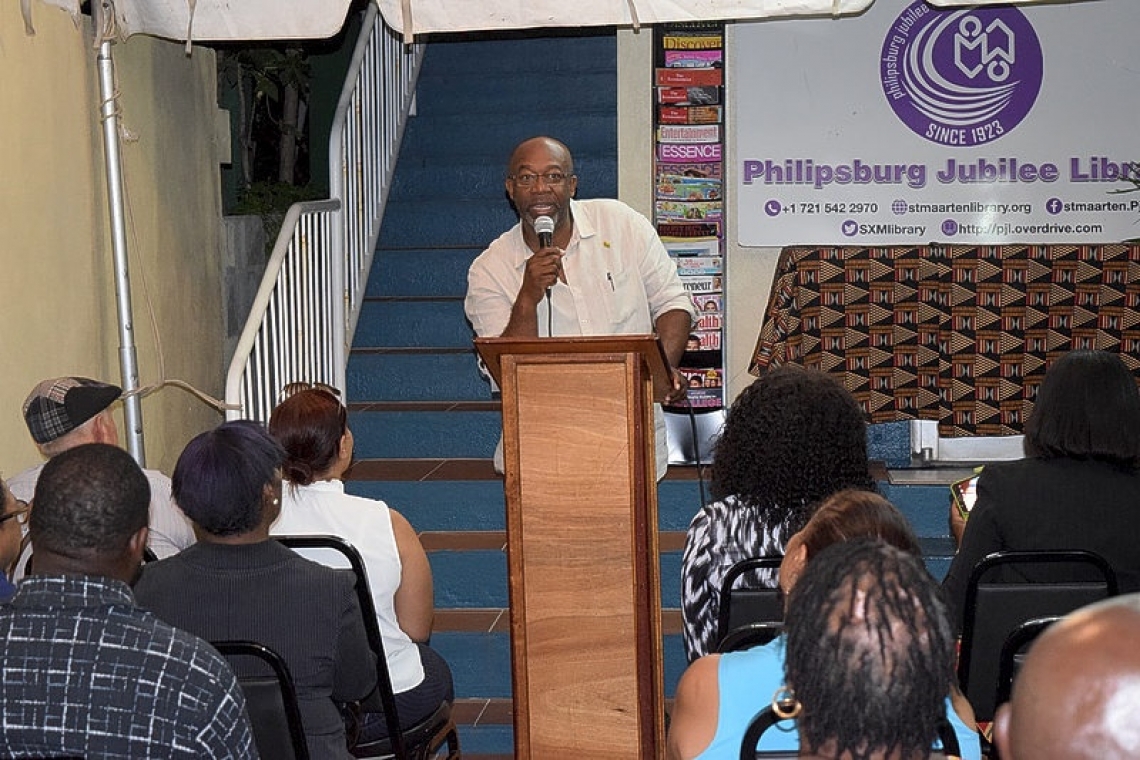       PJL opened Black History  Month programme on Wed.   
