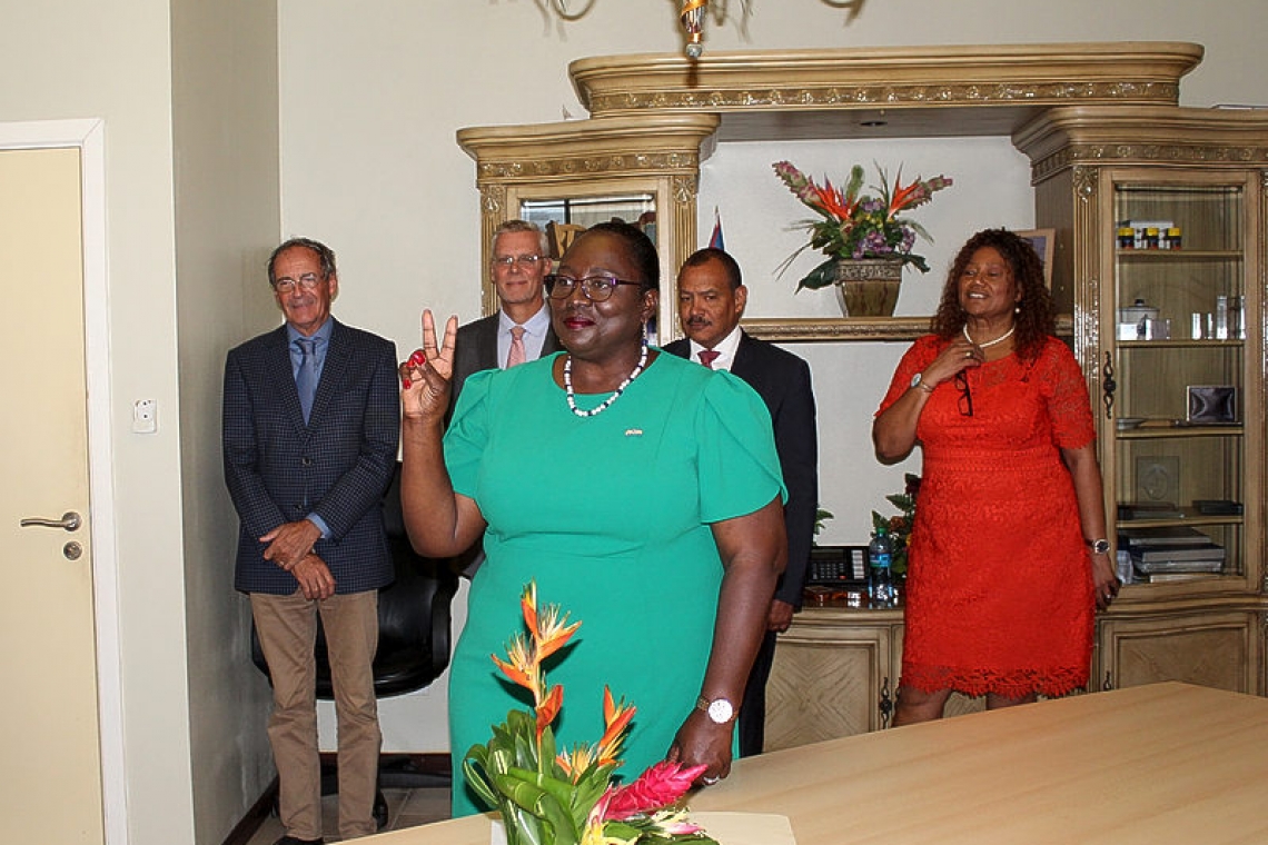   Alida Francis sworn in as Statia’s  new Deputy Govt. Commissioner