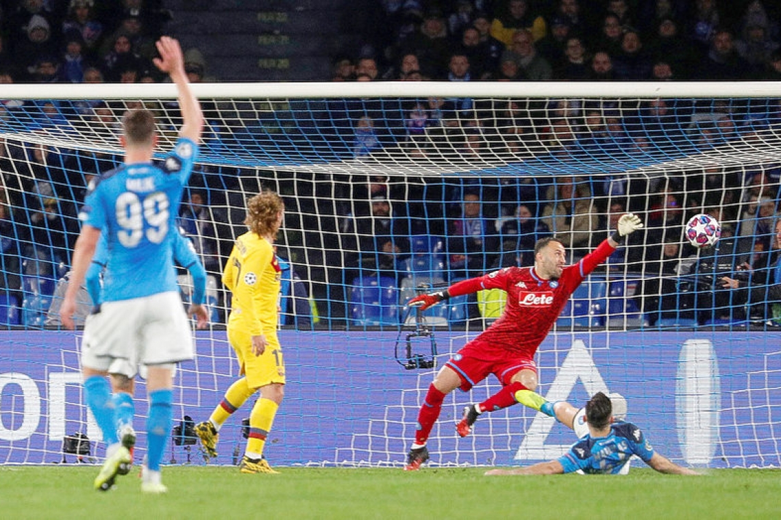 Precious Griezmann goal earns Barcelona draw at spirited Napoli