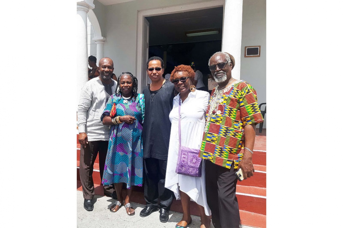   St. Martin cultural activists/writers attend  Kamau Brathwaite’s funeral in Barbados