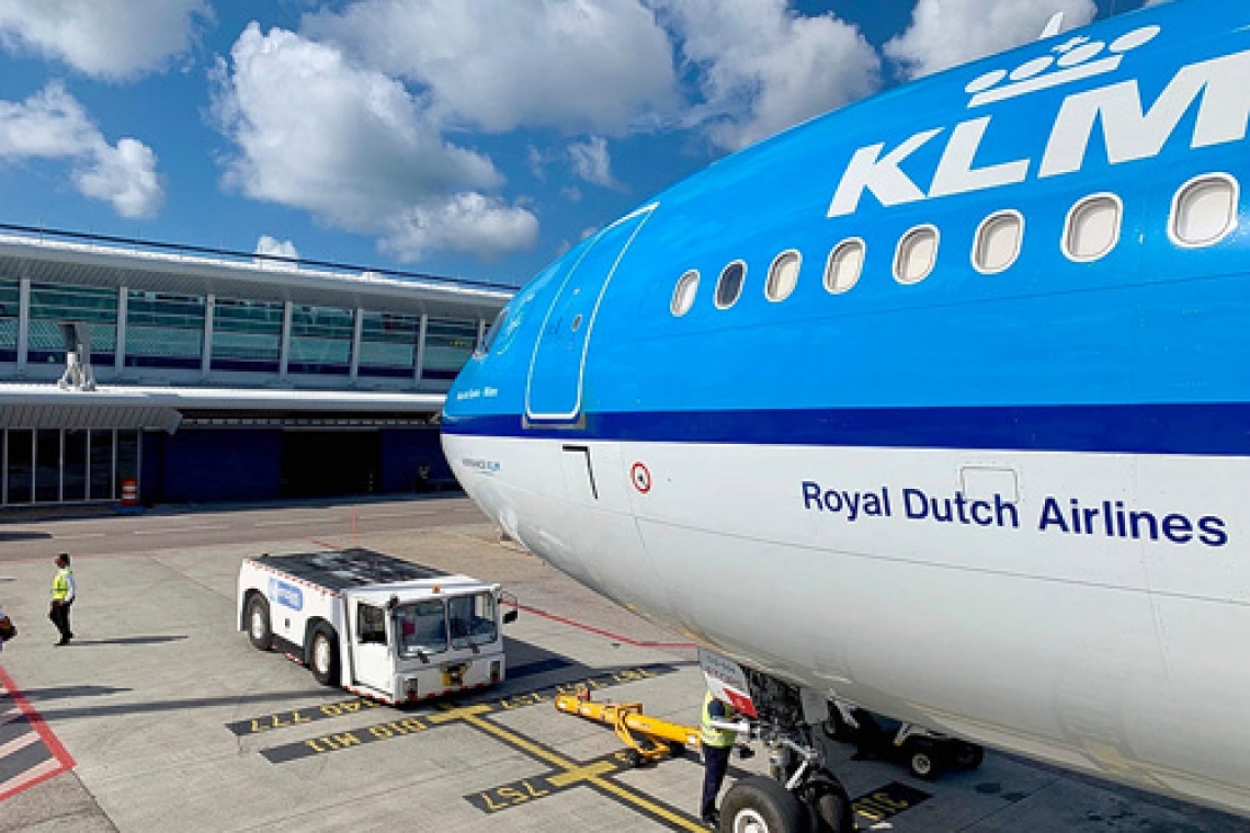 KLM ceases direct flight from St. Maarten for now