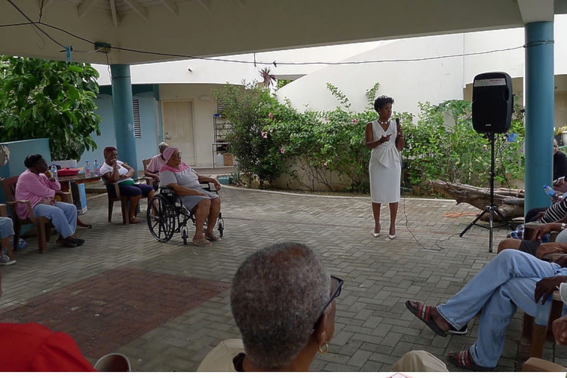 Clean-up in preparation  for work at seniors home