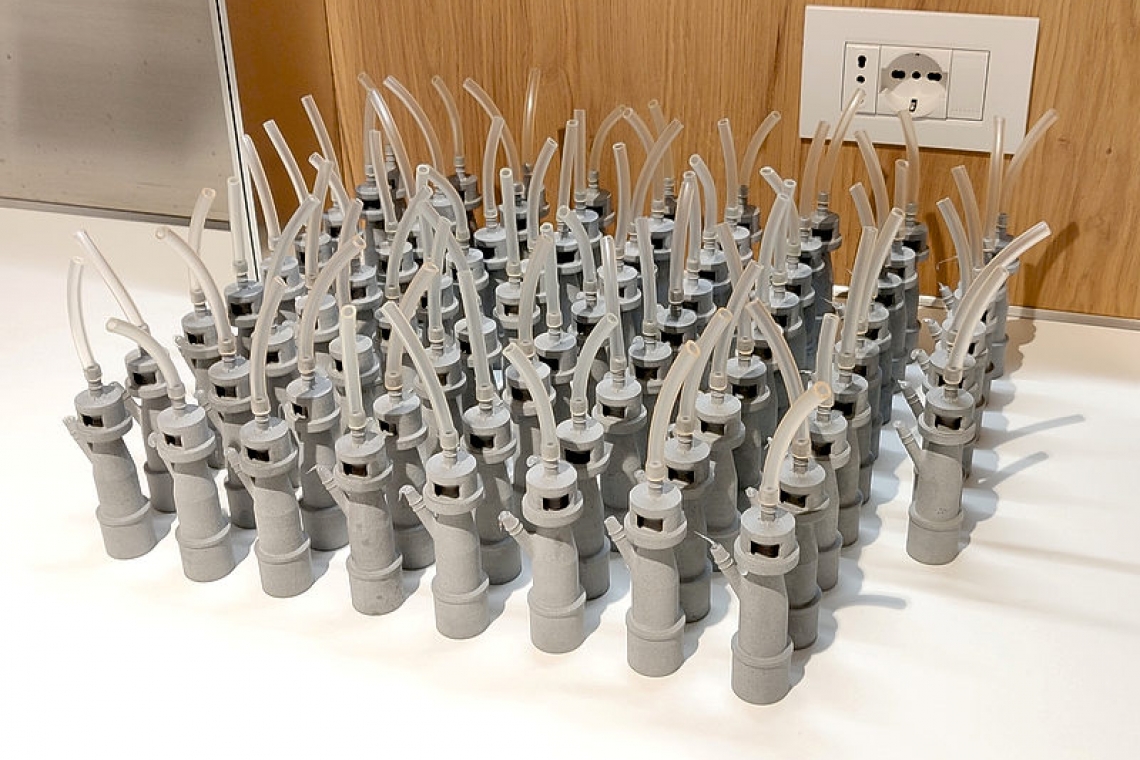 Italian start-up 3D prints valves to help patients on respirators