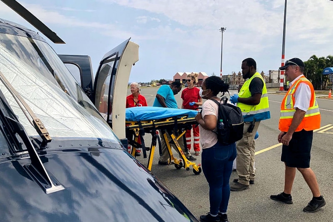 Medevac aircraft flies  Saba patient to Bonaire