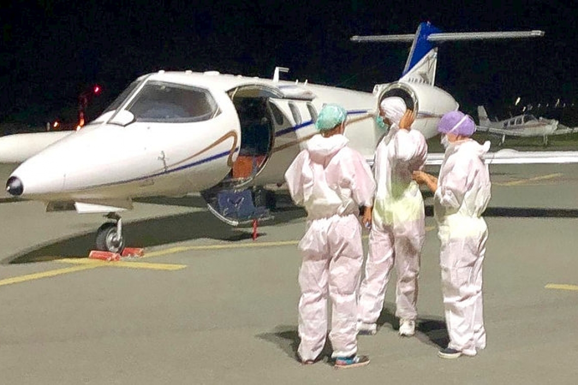 Statia’s Roosevelt Airport  abuzz with medevac flights