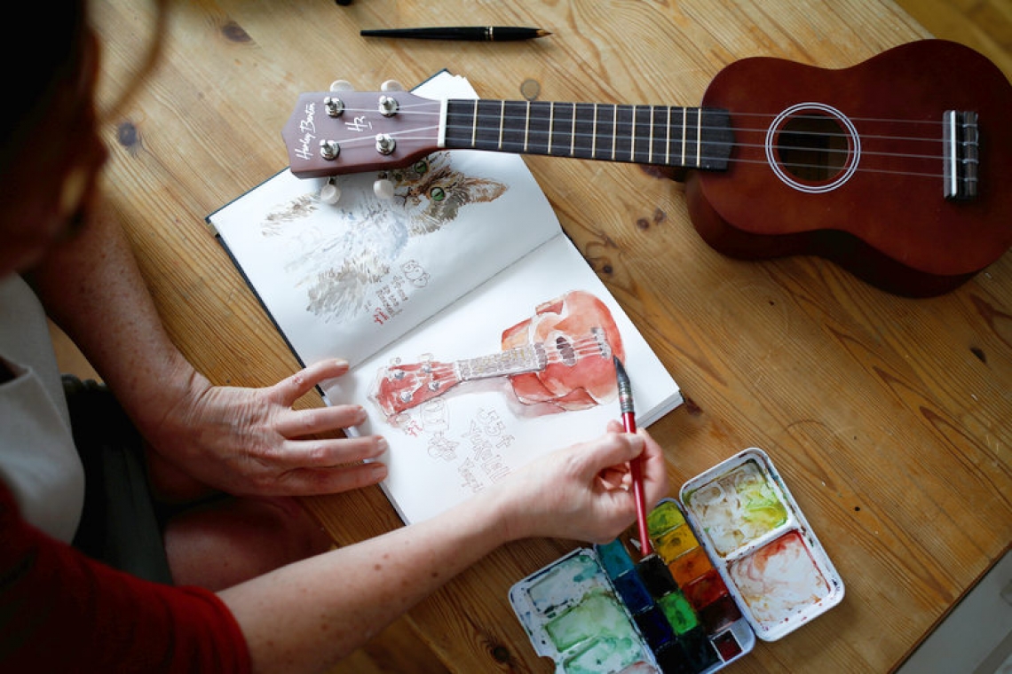 Beauty in radishes: Parisian tells lockdown story in watercolour