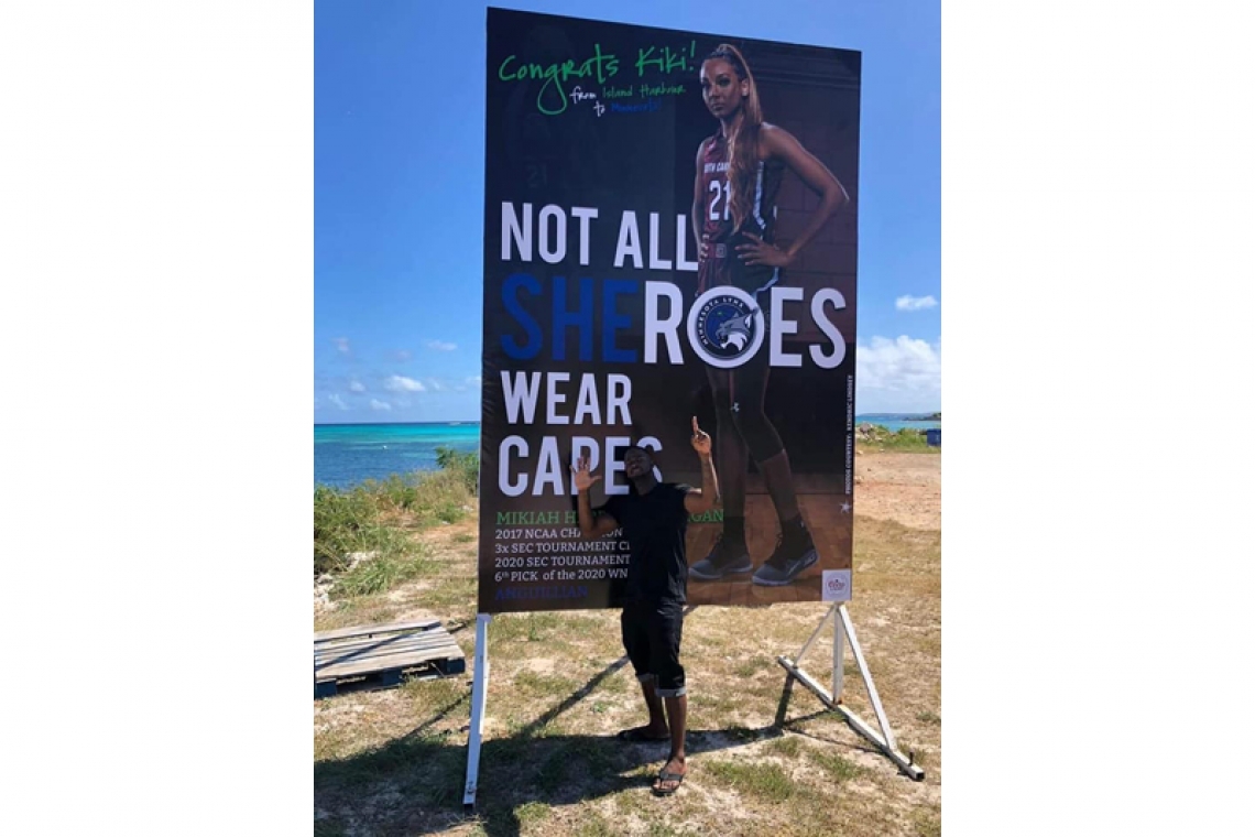 Anguillian female basketball star drafted by the WNBA