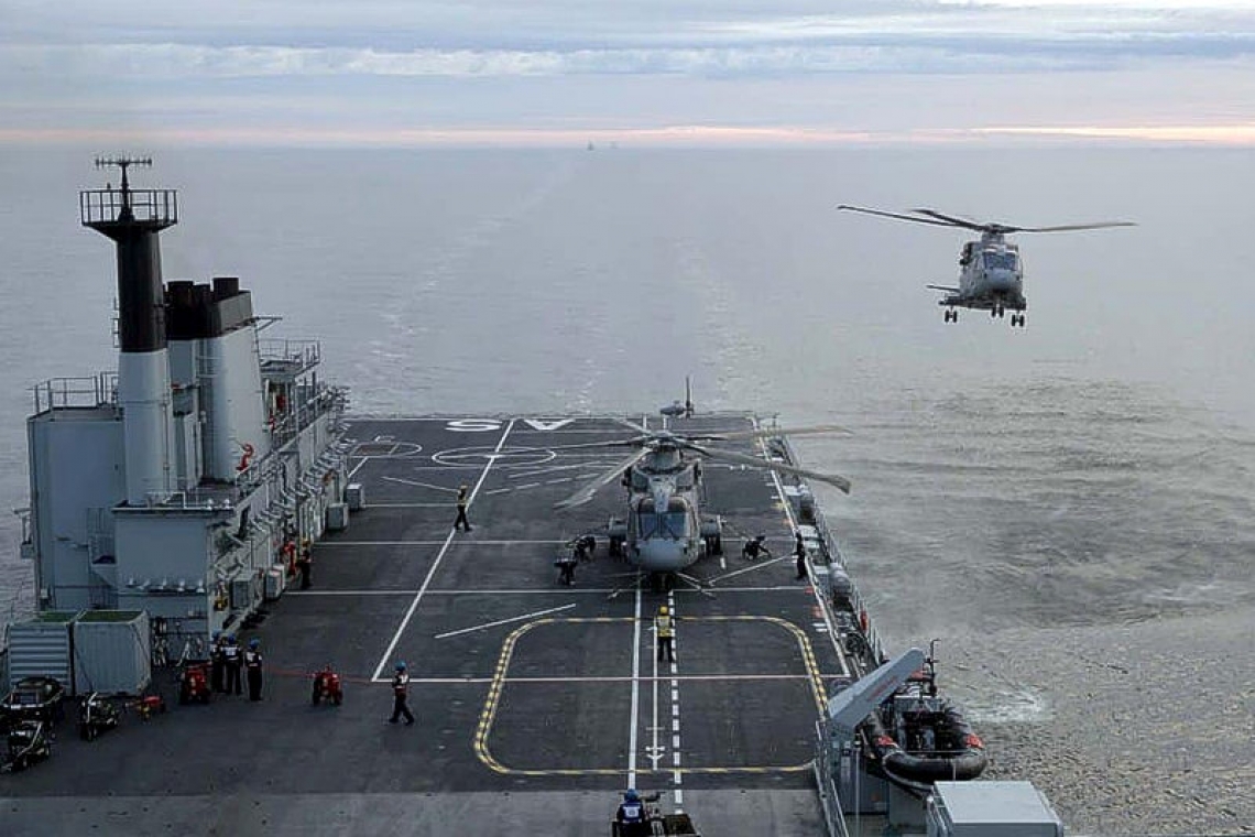 ‘RFA Argus’ in  Anguilla waters