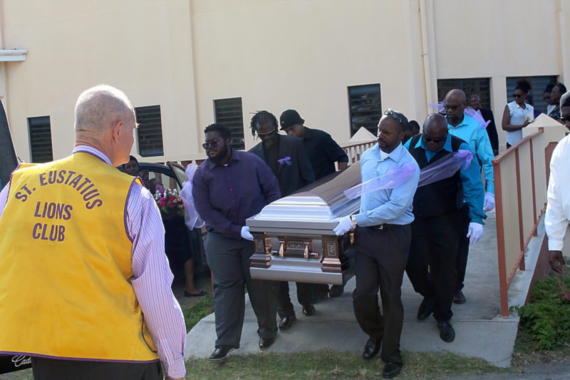 Former nurse Courtar laid to rest in Statia