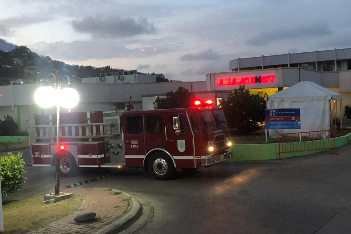       SMMC staff extinguish  small fire in bathroom   