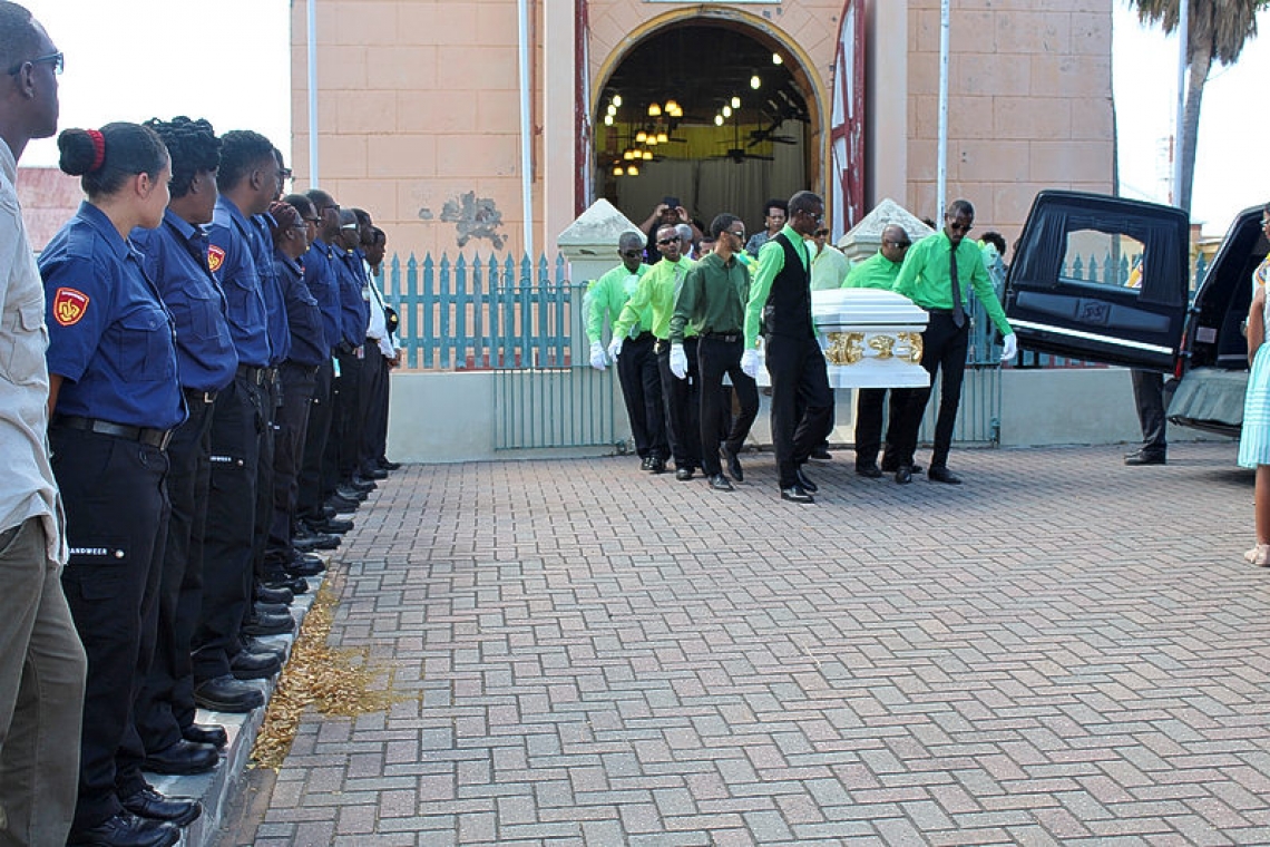 Statia’s first female telephone operator laid to rest Monday