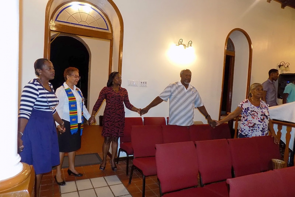  ‘Peace in the midst of the storm’ prayer service in Statia June 1