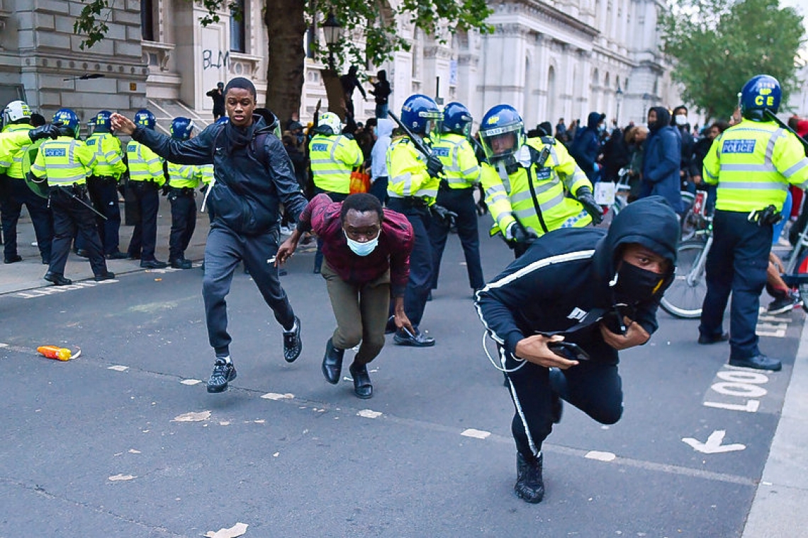 Tens of thousands join Black Lives Matter protest in London