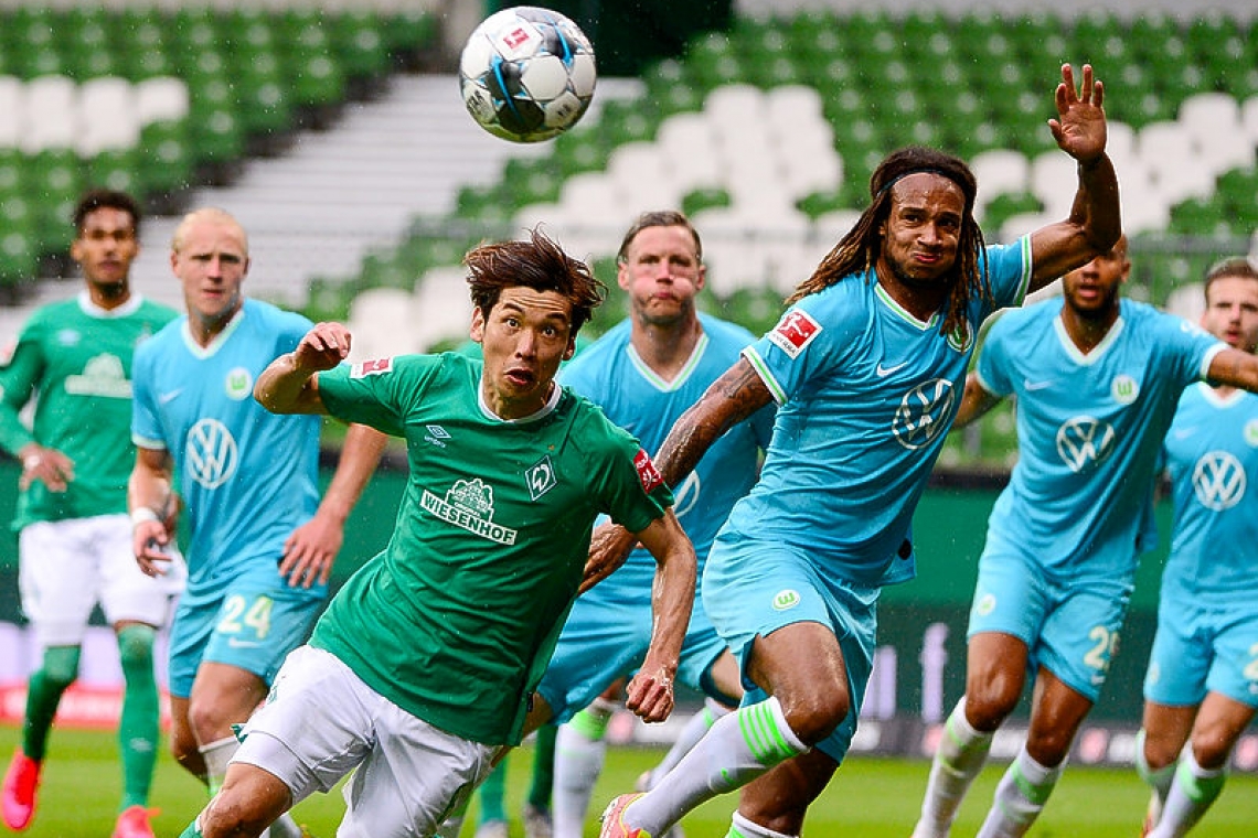  Wolfsburg win away to push  Bremen closer to the drop