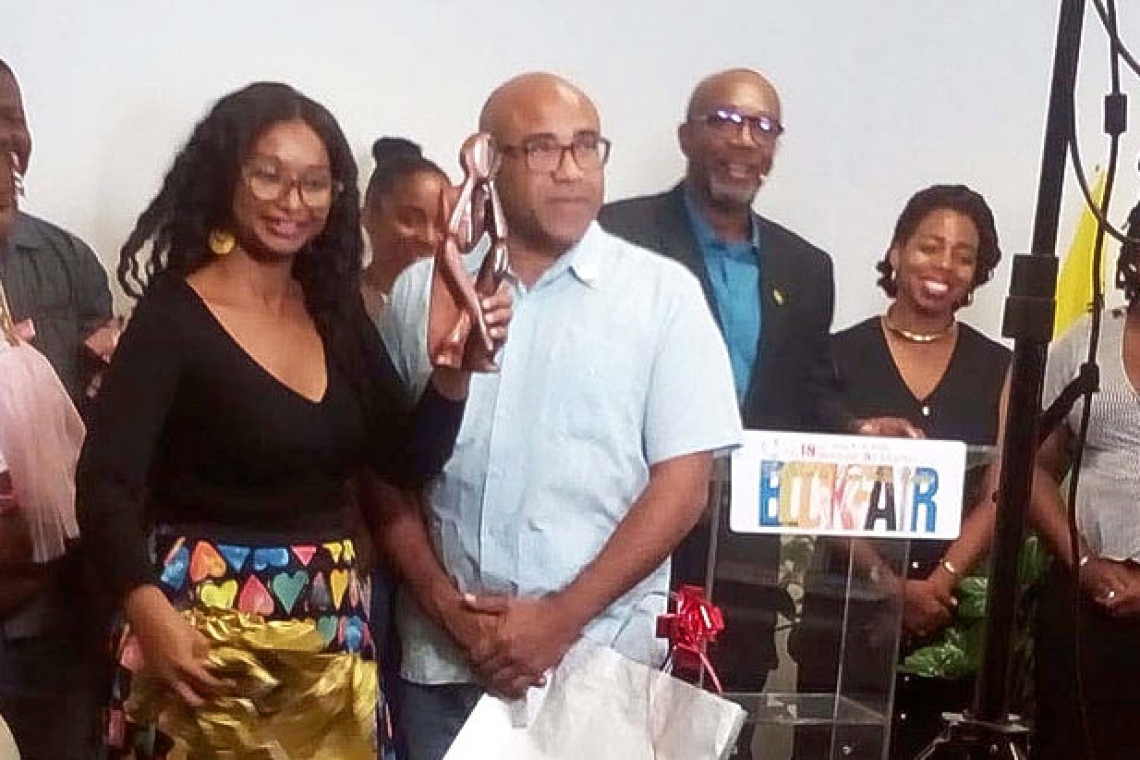    Verene Shepherd, Computech recipients of  St. Martin Book Fair 2020 Presidents Award   