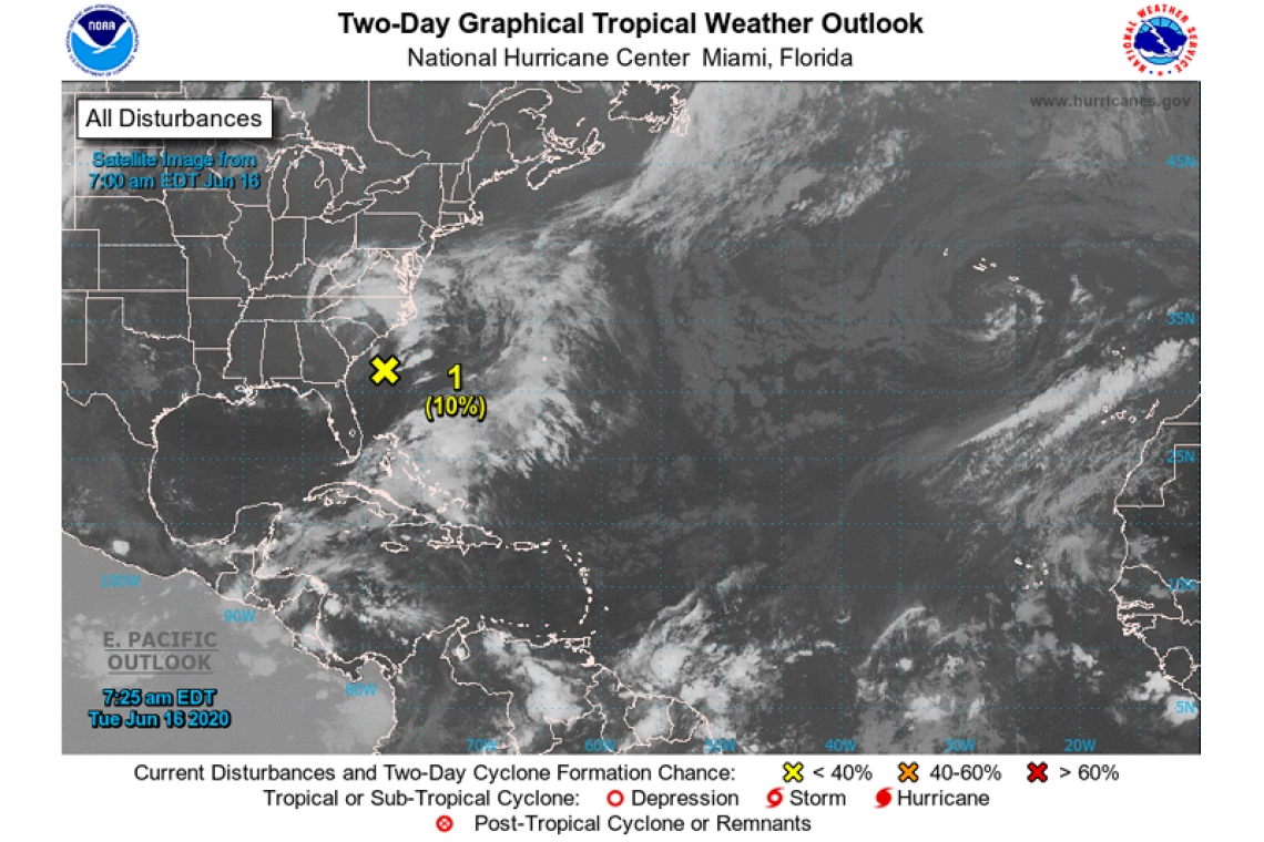 UPDATE: Tropical Weather Outlook