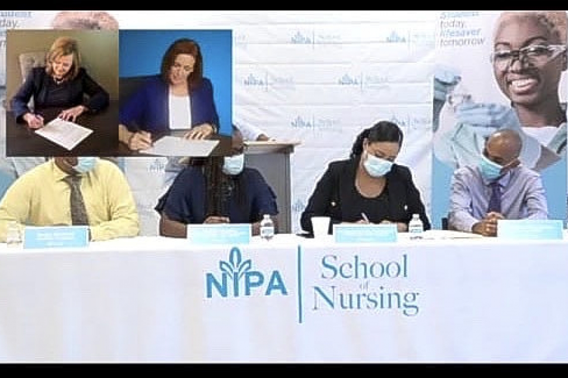 Agreement signed for nursing prog. at NIPA