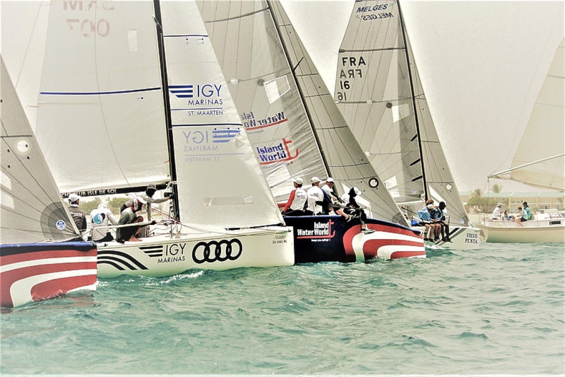 Team FKG wins the keelboat day but,  Island Water World takes series            