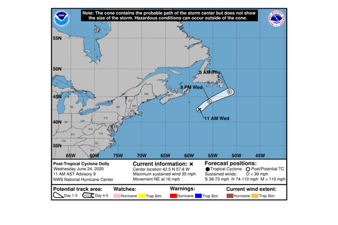 ...DOLLY BECOMES A POST-TROPICAL REMNANT LOW...