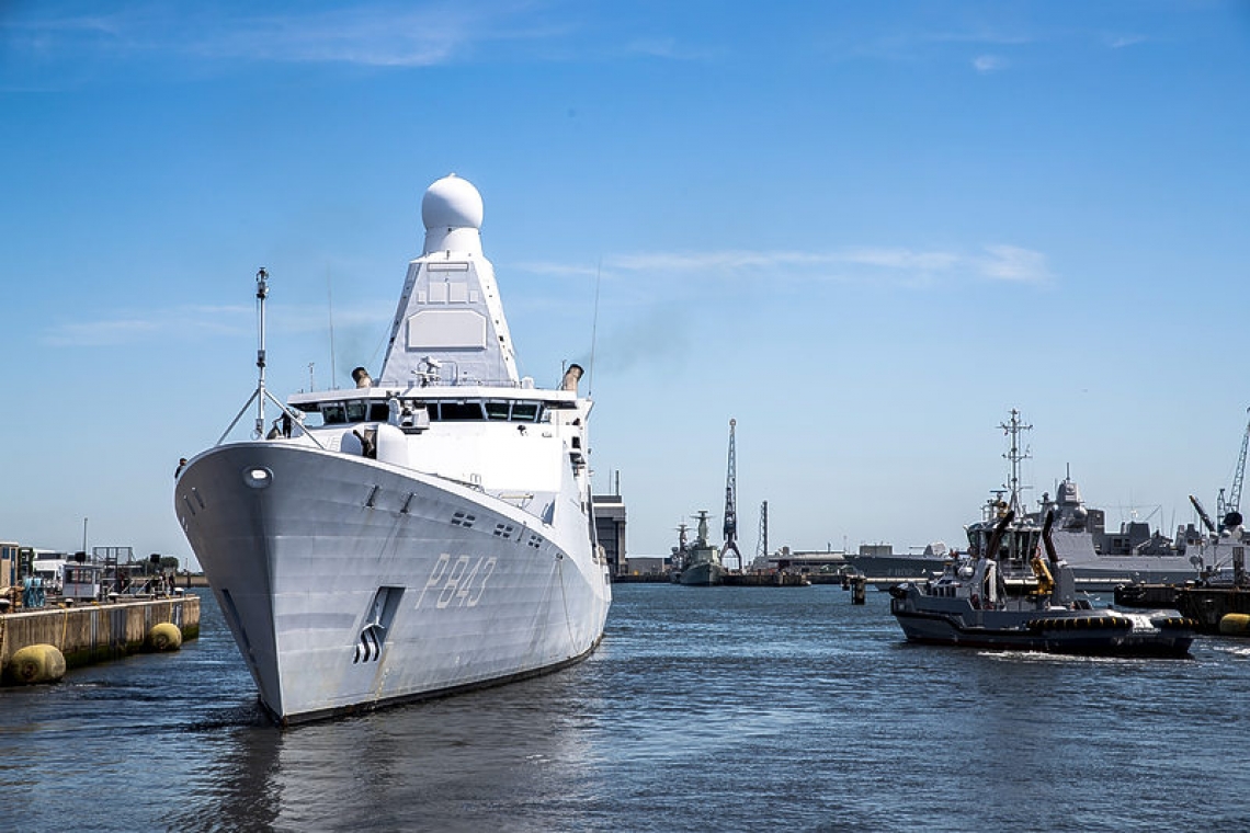 Patrol vessel ‘Groningen’  leaves for Dutch Caribbean