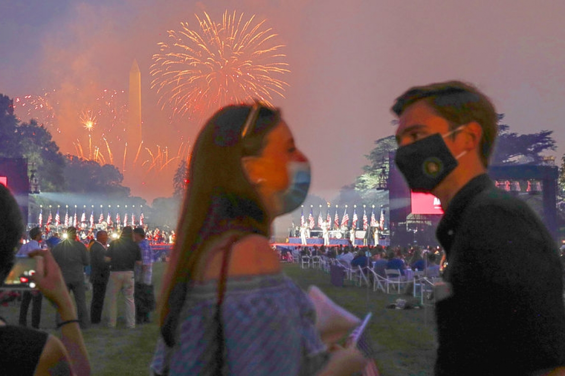 Soaring US coronavirus cases overshadow July 4 celebrations