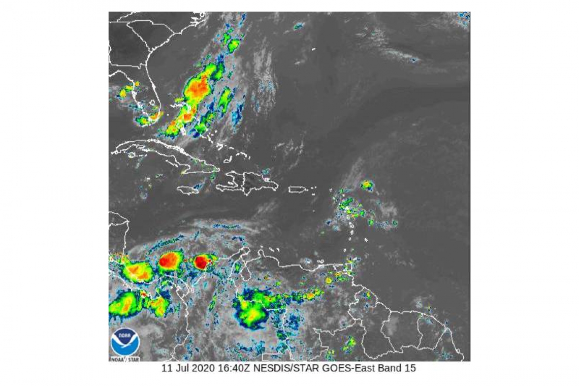 A HEAVY RAINFALL ADVISORY IS IN EFFECT FOR ST. MAARTEN