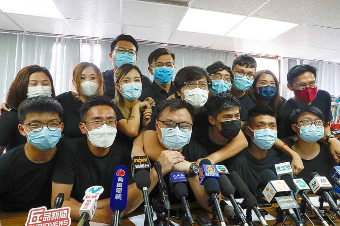 Unofficial Hong Kong vote sees new generation take over