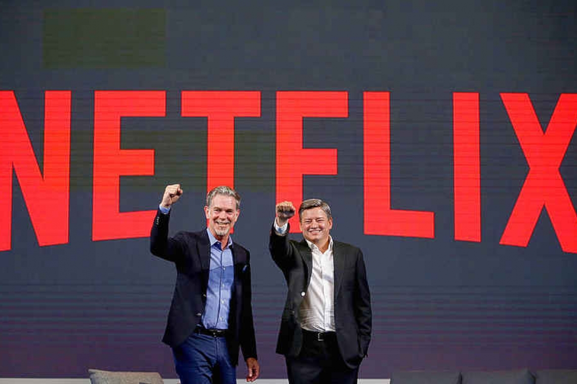 Netflix names content chief co-CEO