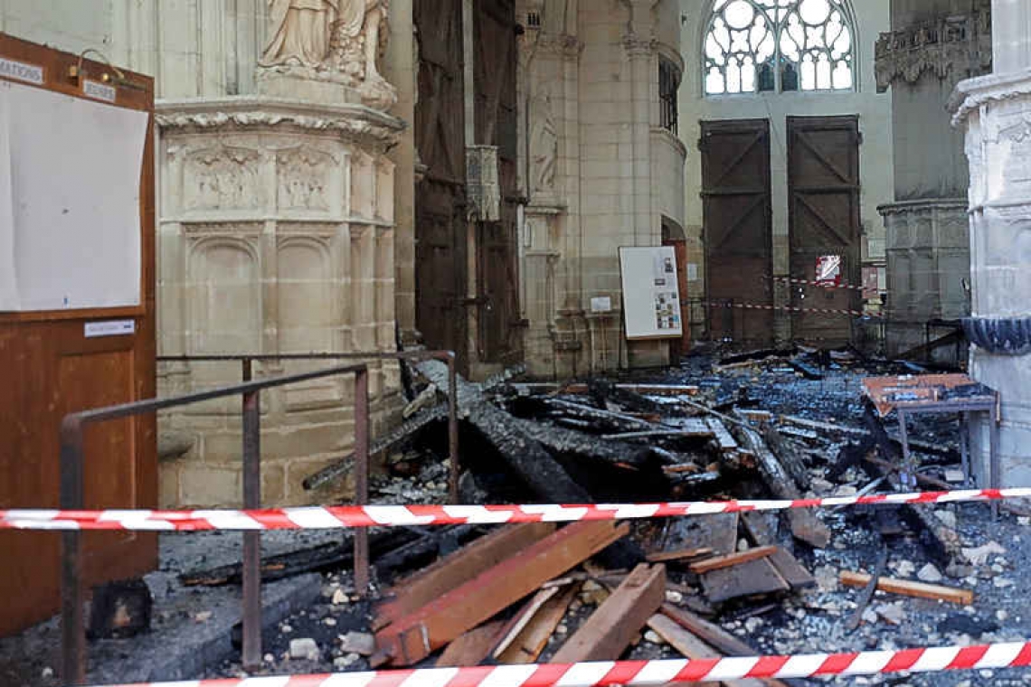 Police free man questioned over Nantes cathedral fire