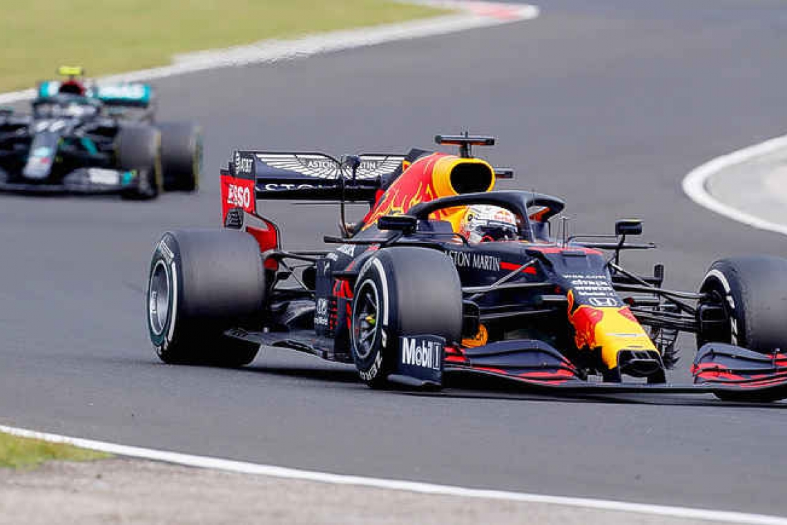 Verstappen races to Grad Prix podium after pre-race crash