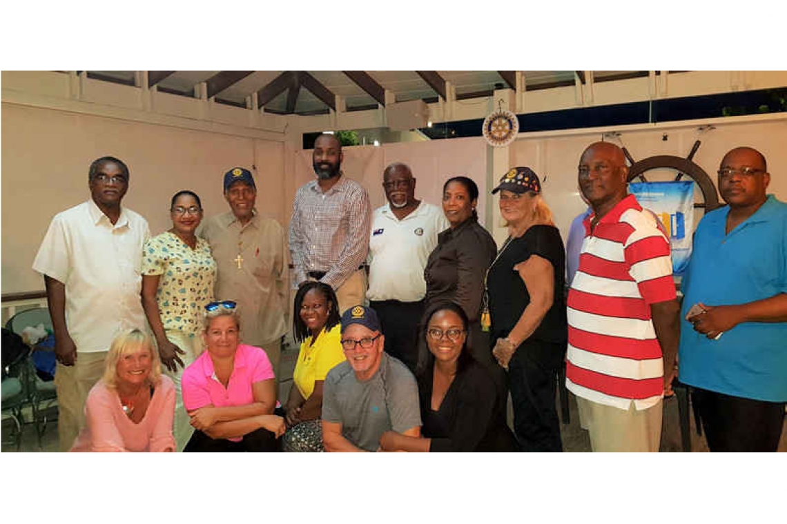   Anguilla Rotary Club and partners provide  food parcels for senior citizen homes 