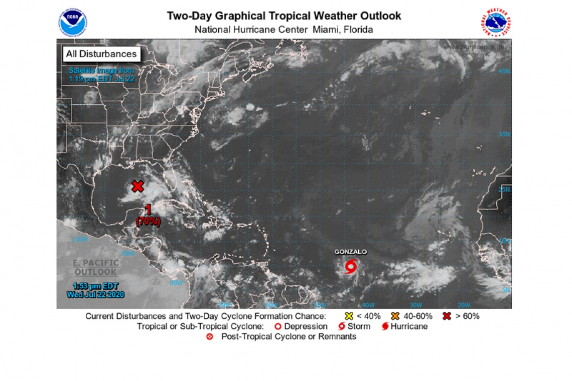 UPDATE: Tropical Weather Outlook