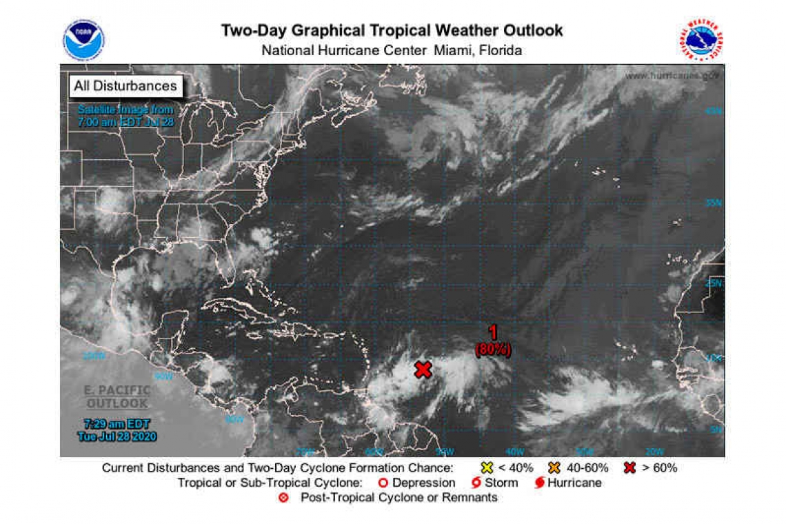 Tropical Weather Outlook 800 AM EDT Tue Jul 28 2020