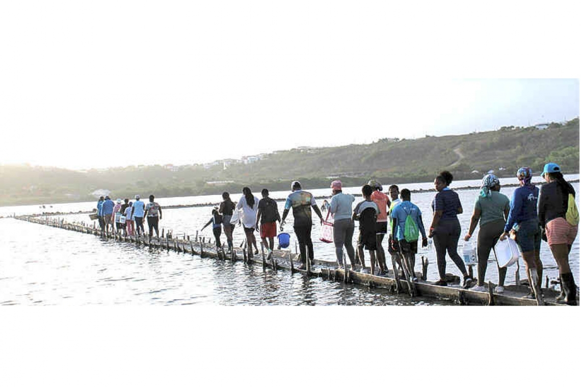  Anguilla’s salt-picking  event called a success