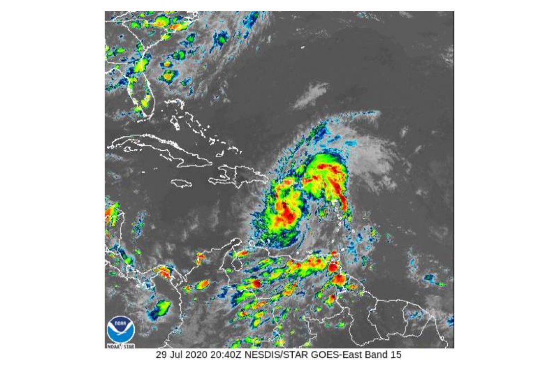 ...HEAVY RAINFALL AND GUSTY WINDS CONTINUE TO SPREAD OVER THE LEEWARD ISLANDS...THE U.S. AND BRITISH VIRGIN ISLANDS...AND PUERTO RICO...