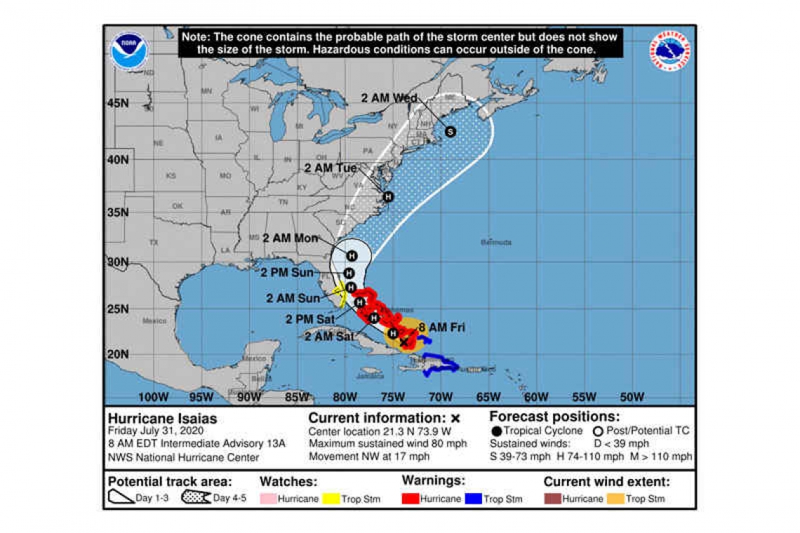 ...STRONG WINDS AND HEAVY SQUALLS LASHING THE SOUTHEASTERN BAHAMAS AND THE TURKS AND CAICOS ISLANDS...