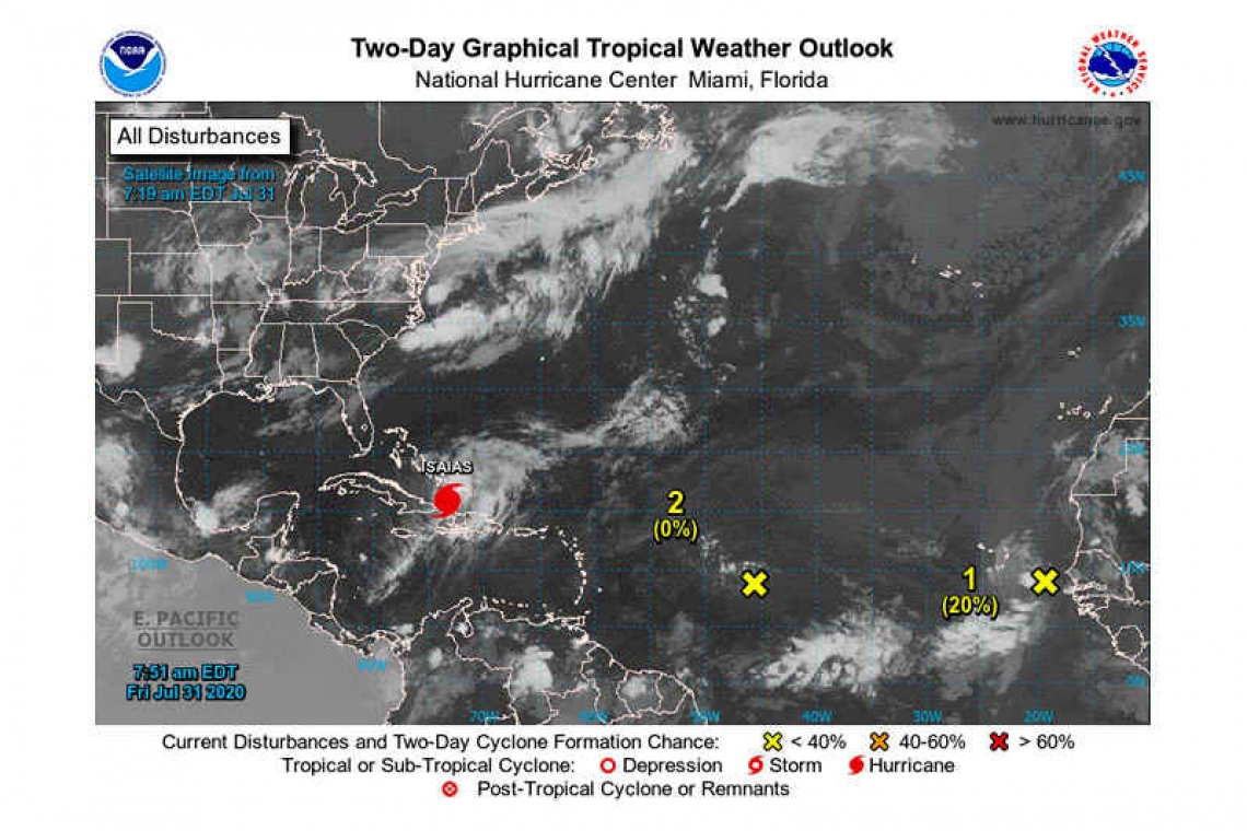 Tropical Weather Outlook 800 AM EDT Fri Jul 31 2020