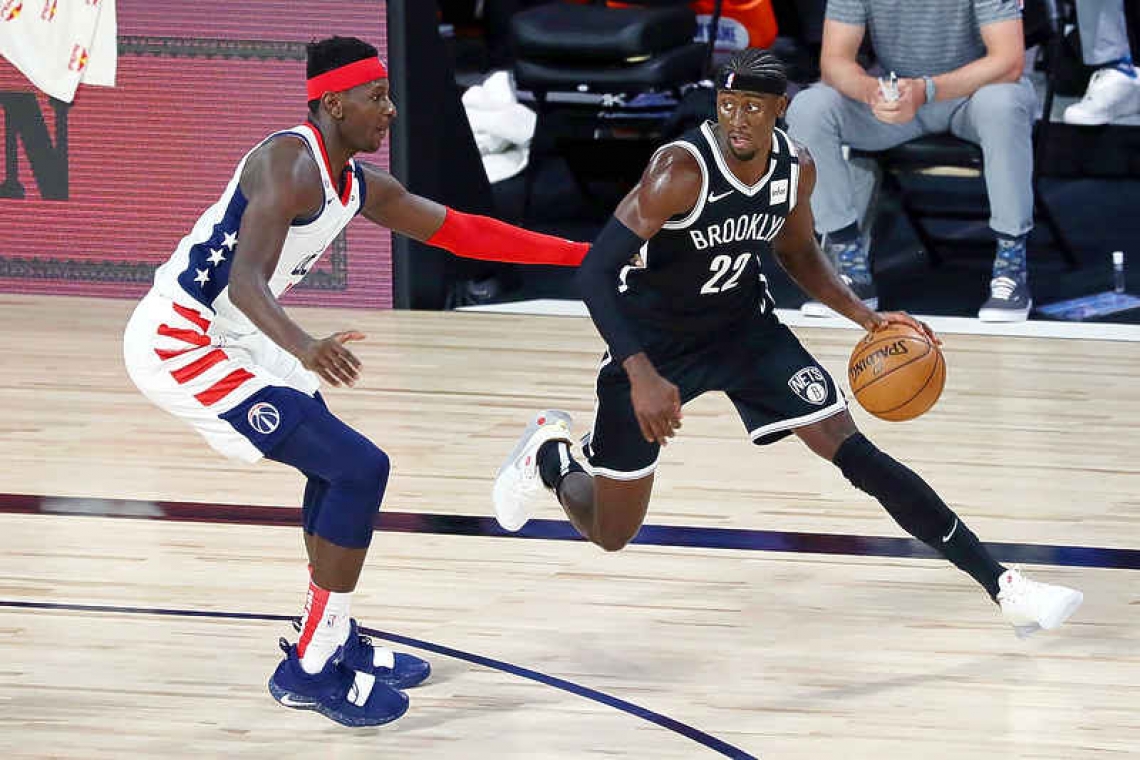LeVert (34 points) dominates fourth, lifts Nets over Wizards