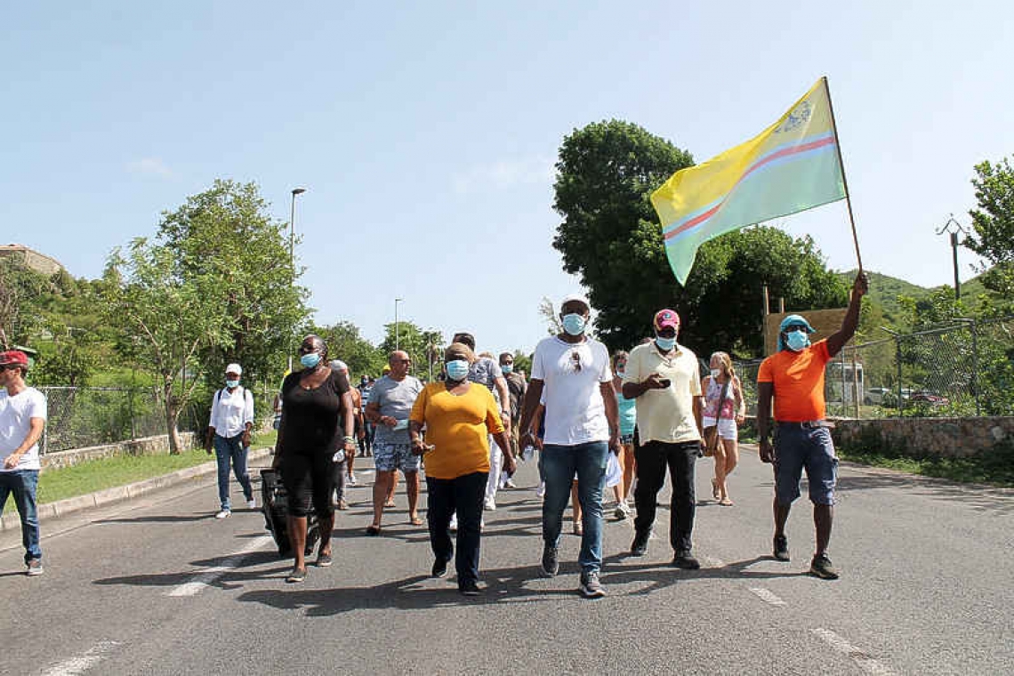 Protestors united in demanding  immediate re-opening of border