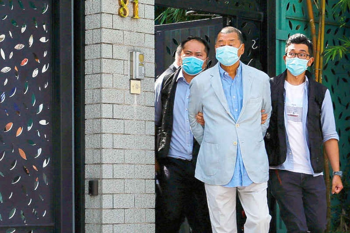 Jimmy Lai arrested under security law