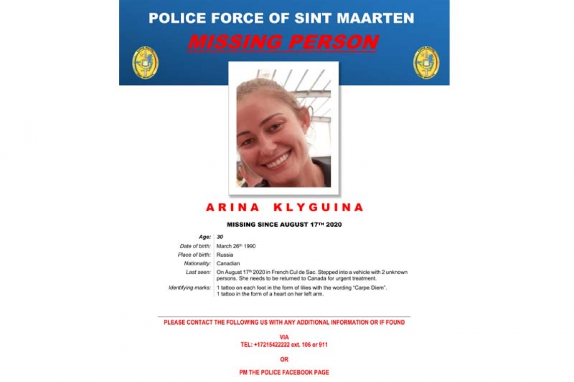 Woman missing, last  seen on French side