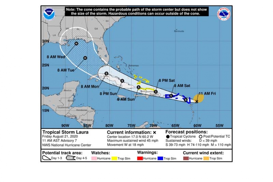 ...TROPICAL STORM WARNINGS ISSUED FOR THE NORTHERN LEEWARD ISLANDS AND PUERTO RICO...