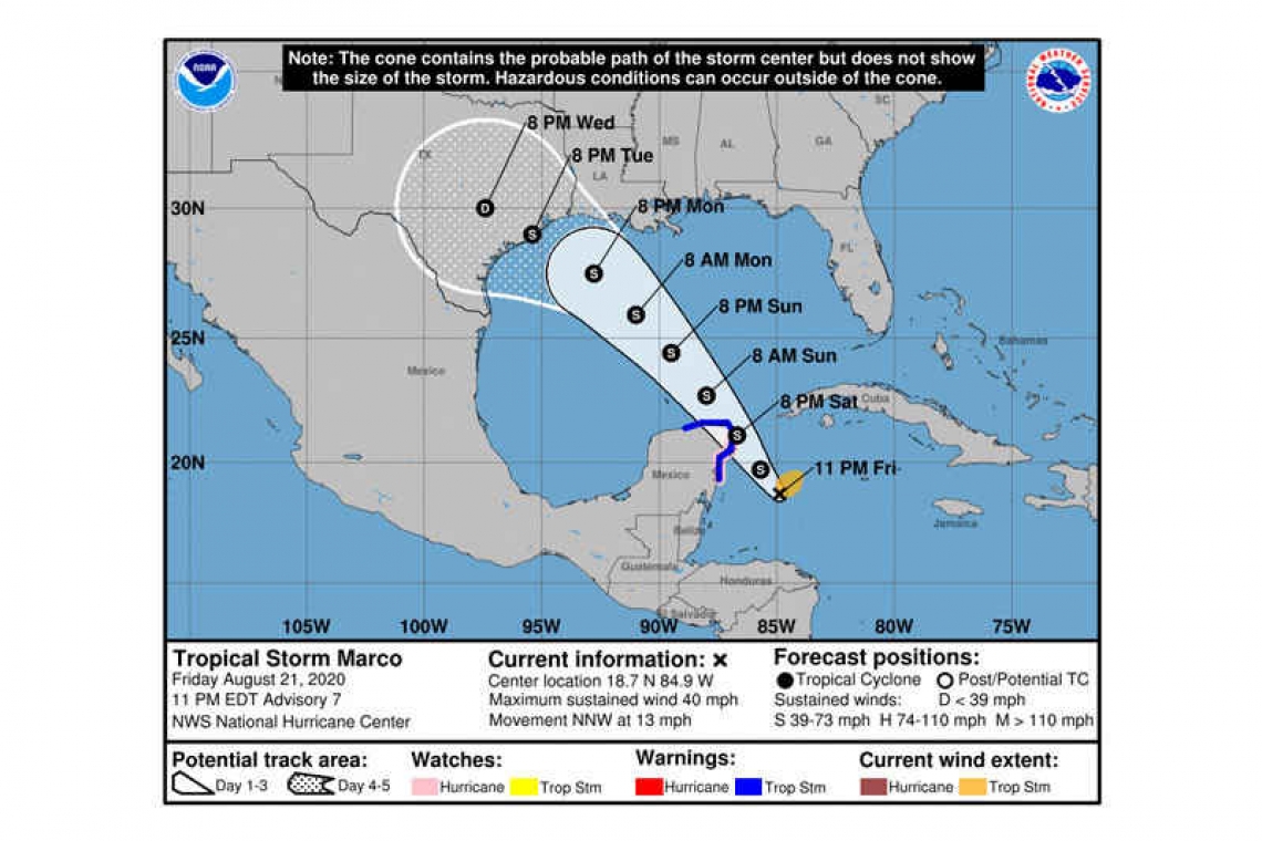 ...TROPICAL STORM MARCO FORMS OVER THE NORTHWESTERN CARIBBEAN...  