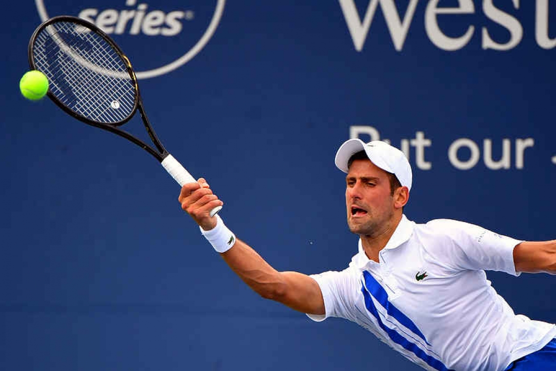 Djokovic rolls past Sandgren at Western and Southern Open