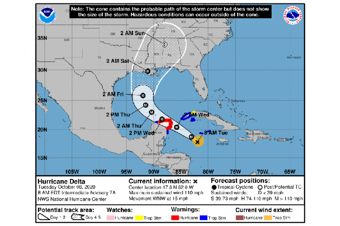    ...NOAA HURRICANE HUNTER AIRCRAFT REPORTS THAT DELTA CONTINUES TO RAPIDLY STRENGTHEN...
