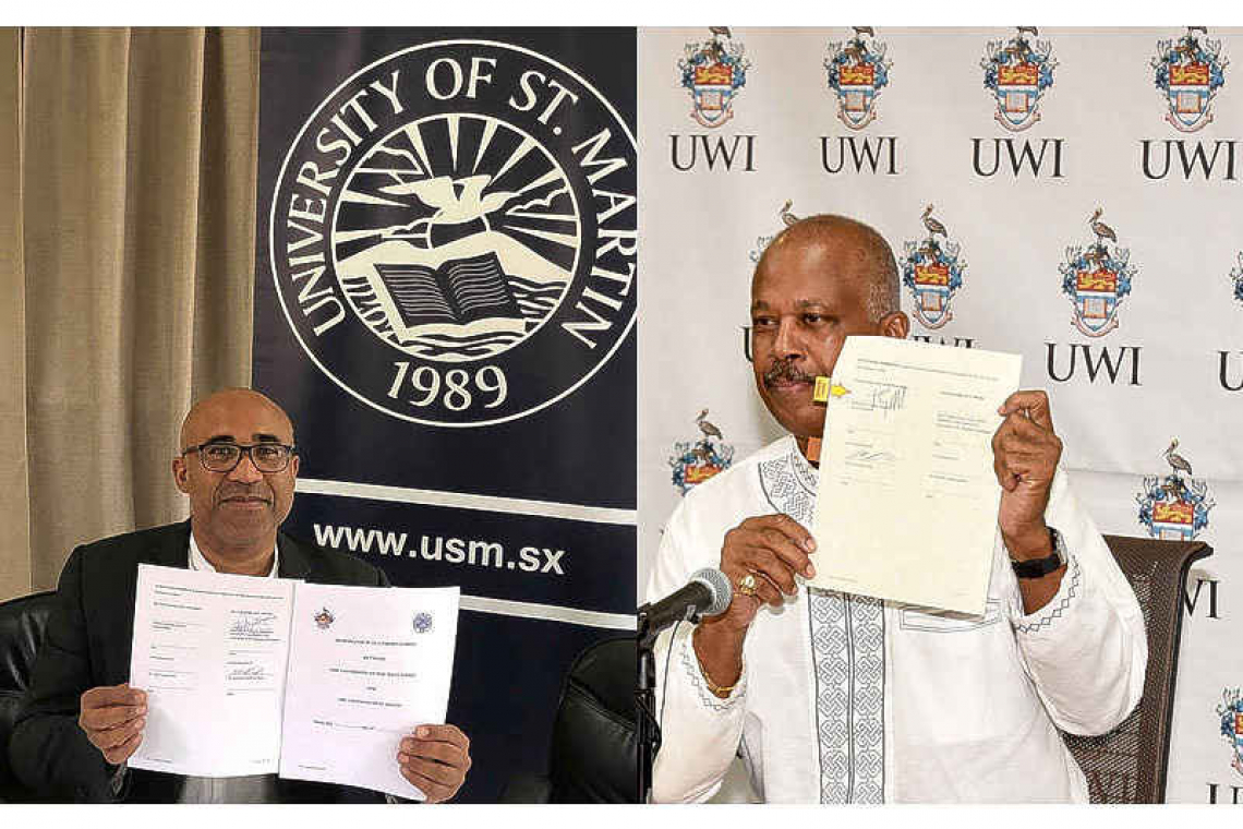 UWI and USM sign MOU marking  historic solidarity in the Caribbean