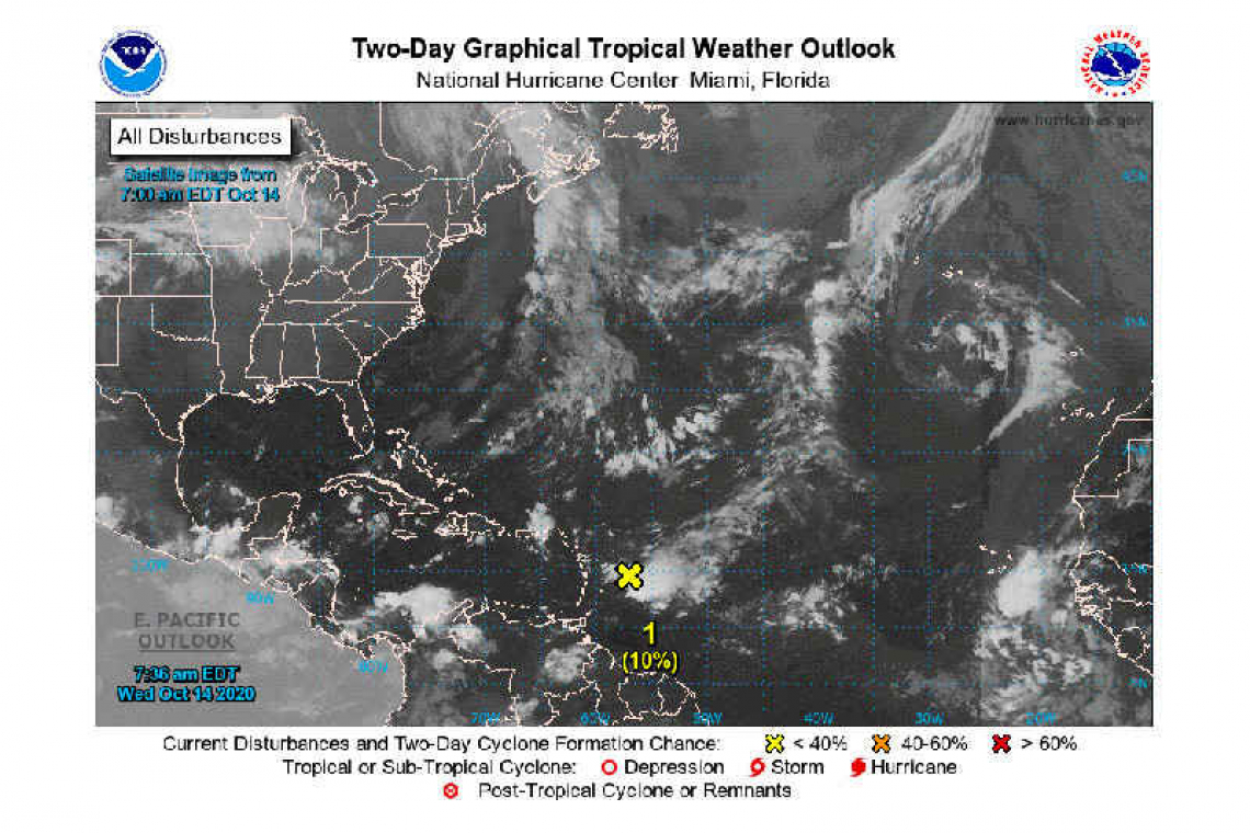 Tropical Weather Outlook 800 AM EDT Wed Oct 14 2020