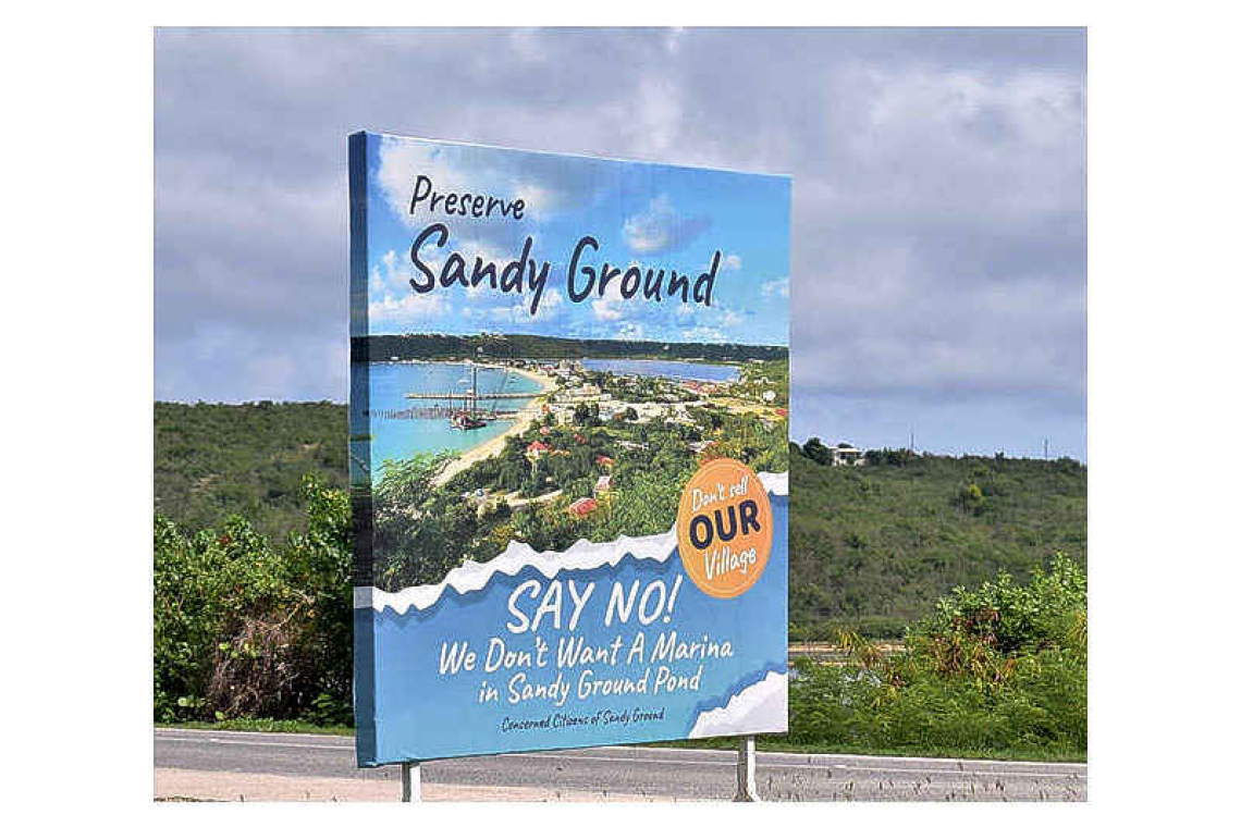Sandy Ground residents oppose  mega yacht marina development