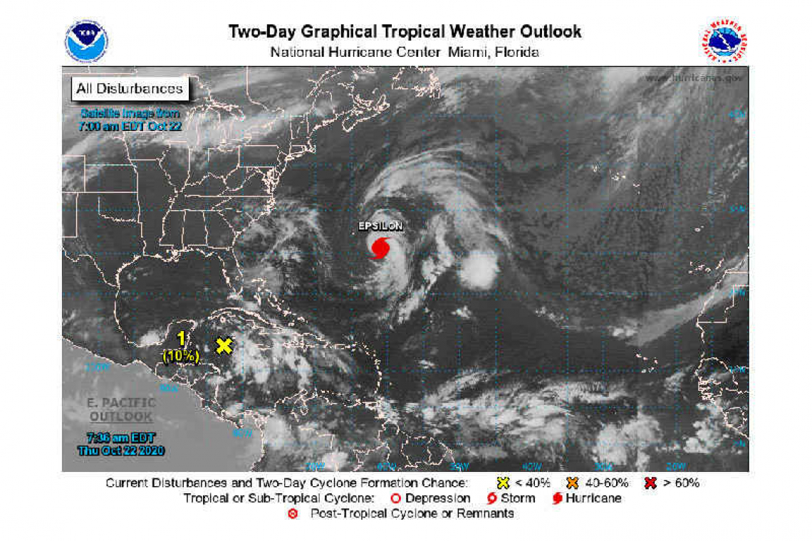 Tropical Weather Outlook 800 AM EDT Thu Oct 22 2020